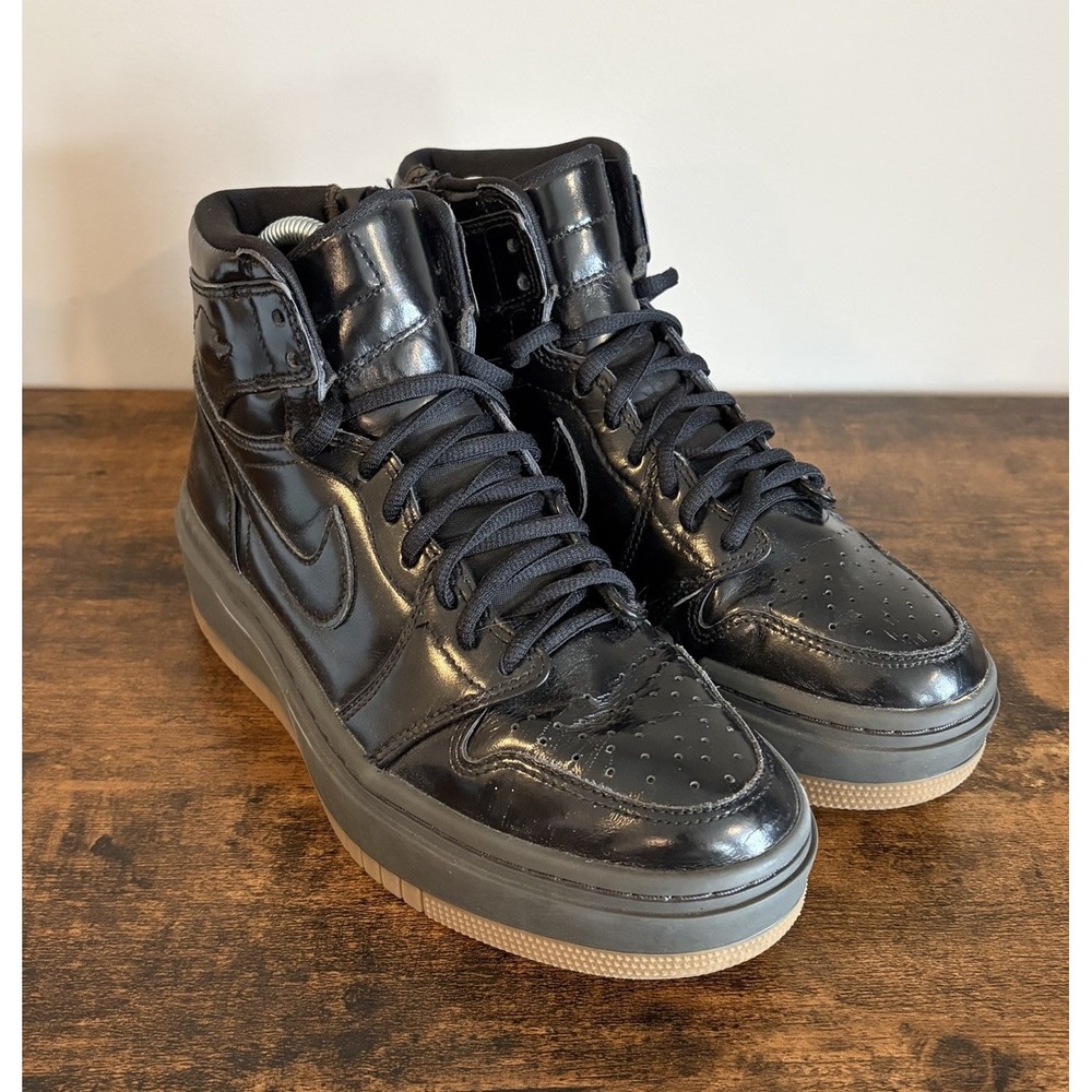 Nike Air Jordan 1 Elevate High Women's Size  7 Black Gum Athletic Shoes Sneakers